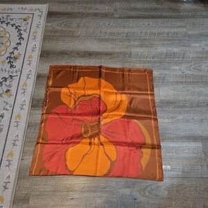 Totes Orange Rain Scarf LIKE NEW